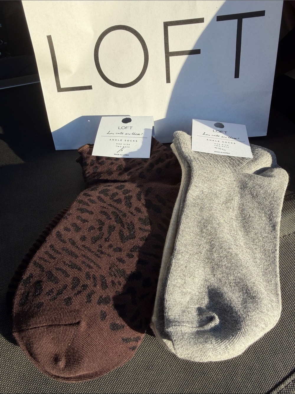 LOFT Women’s Ankle Socks - 4 total